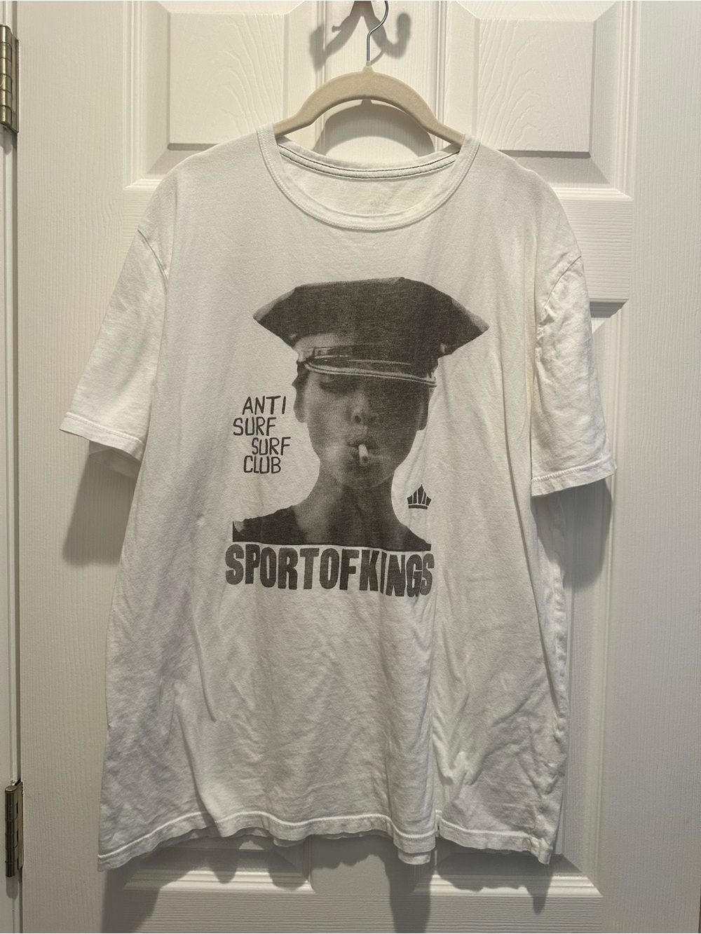 White Graphic Tee - Short Sleeve size M oversized